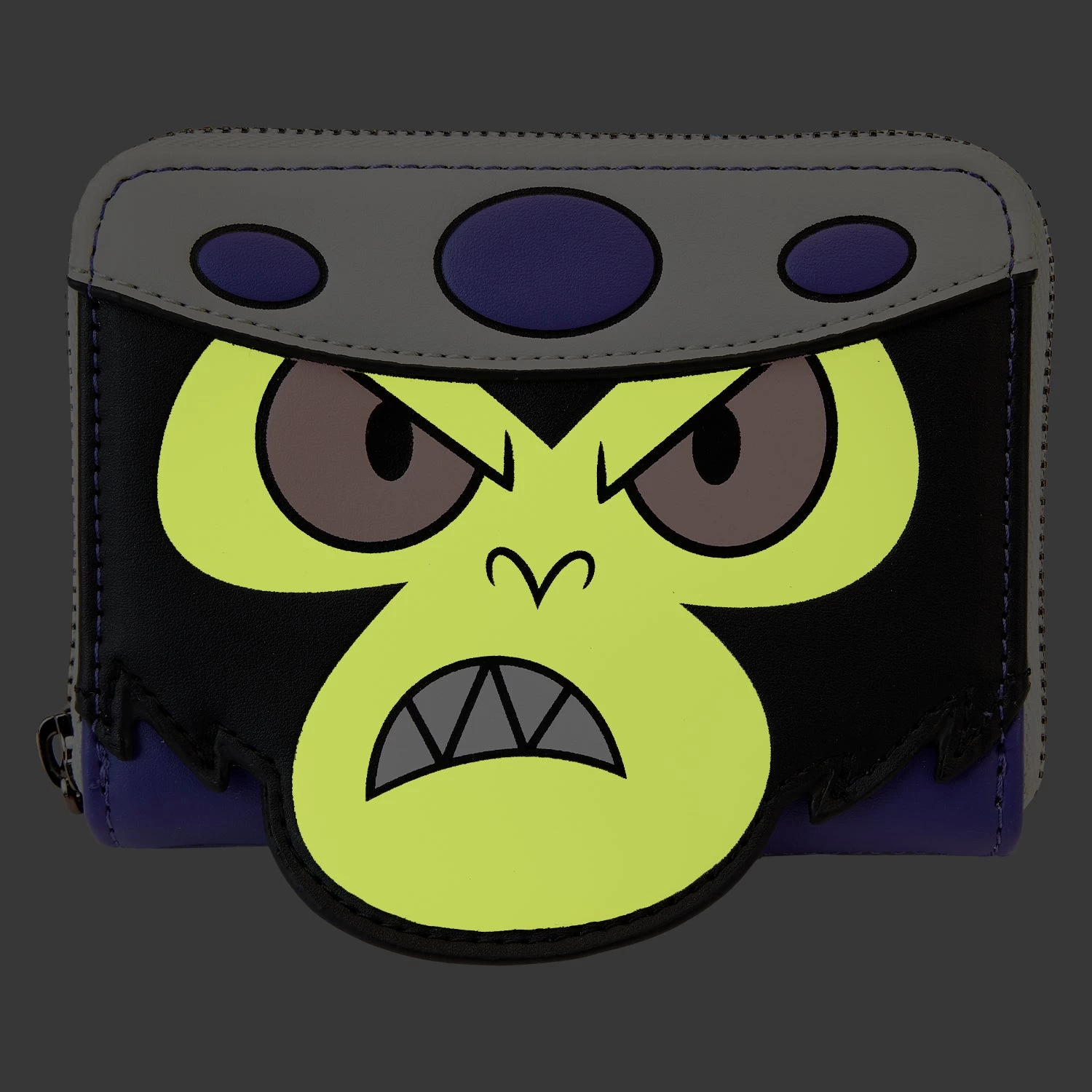 Loungefly Cartoon Network Power Puff Girls Mojo Jojo Cosplay Zip Wallet 2 Loungefly Cartoon Network Power Puff Girls Mojo Jojo Cosplay Zip Wallet - Image 2