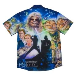 Loungefly Star Wars Return Of The Jedi Poster Sublimated Camp Shirt -Fashion T Shirt Shop image 2b3d9da4 610c 40c2 8b1d 6338b4451536