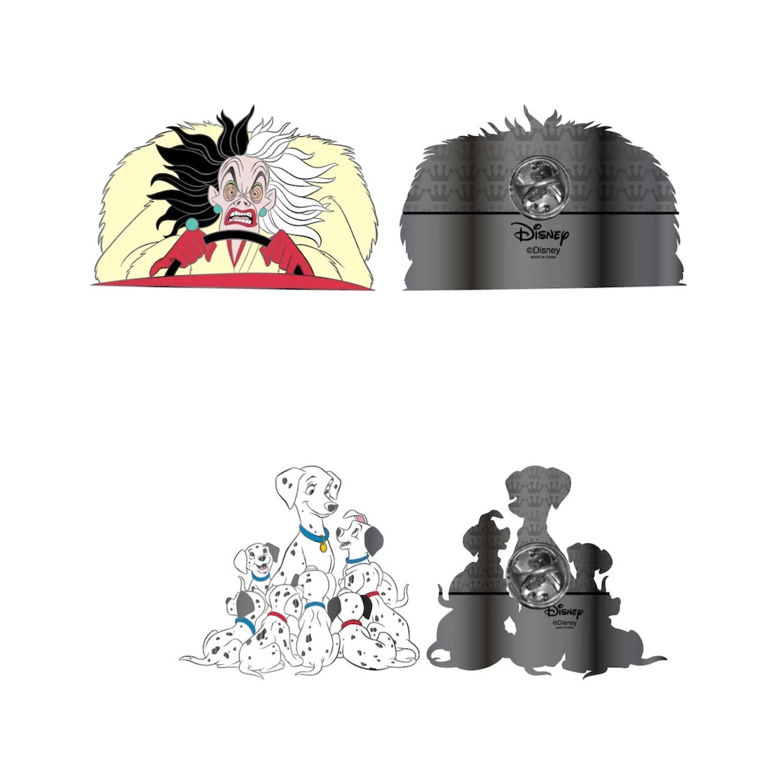 Loungefly Disney 101 Dalmatians 4 Piece Pin Set 3 Loungefly Disney 101 Dalmatians 4 Piece Pin Set - Image 3