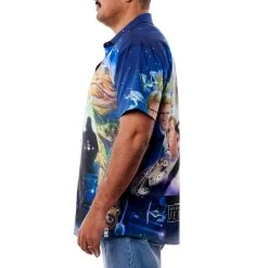 Loungefly Star Wars Return Of The Jedi Poster Sublimated Camp Shirt -Fashion T Shirt Shop image 57fafd89 487b 4224 83a2 a8f41ac7f4d9