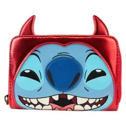 Loungefly Disney Stitch Devil Cosplay Zip Wallet