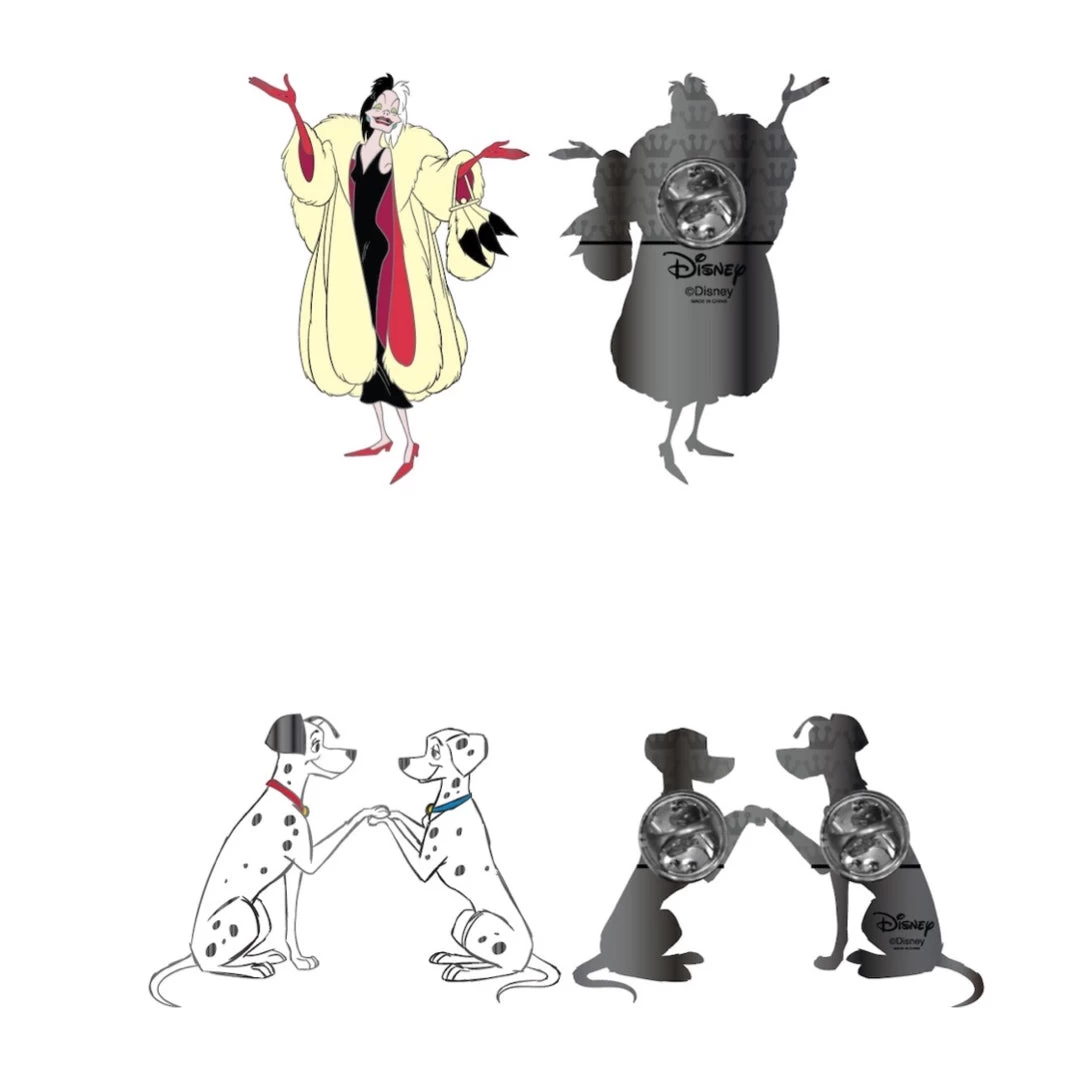Loungefly Disney 101 Dalmatians 4 Piece Pin Set 2 Loungefly Disney 101 Dalmatians 4 Piece Pin Set - Image 2