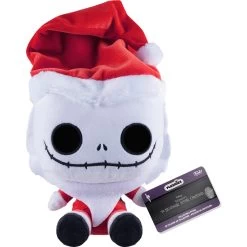 Funko The Nightmare Before Christmas 30th Anniversary Santa Jack Skellington 7-Inch Pop! Plush