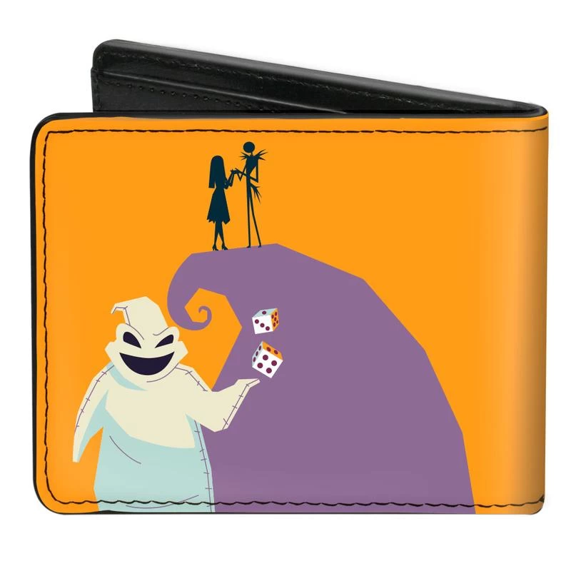 Disney The Nightmare Before Christmas Stylized Jack Cemetery Pose Bi-Fold Wallet 2 Disney The Nightmare Before Christmas Stylized Jack Cemetery Pose Bi-Fold Wallet - Image 2