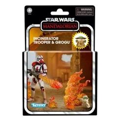 Hasbro Star Wars The Vintage Collection 3 3/4-Inch Deluxe Incinerator Trooper And Grogu Action Figure