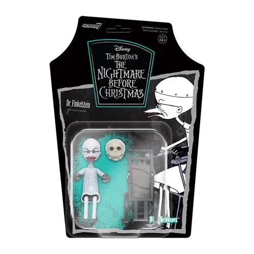 SUPER7 Disney Nightmare Before Christmas Dr. Finkelstein 3 3/4-inch ReAction Figure 1 SUPER7 Disney Nightmare Before Christmas Dr. Finkelstein 3 3/4-inch ReAction Figure