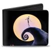 Disney The Nightmare Before Christmas Stylized Jack Full Moon Pose Bi-Fold Wallet