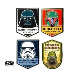 Star Wars Dark Side Of The Force 4Pc Lapel Pin Set
