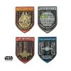 Star Wars Fighters Space Ships 4Pc Lapel Pin Set
